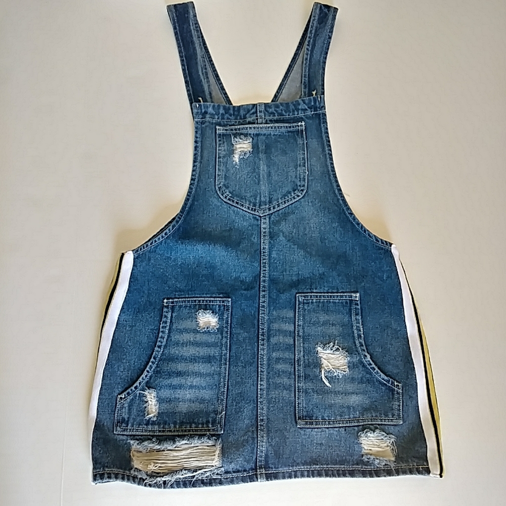 Dance and Marvel Denim Overall Dress